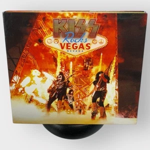 Kiss Rocks Vegas CD DVD VG 2016 Digipak Booklet Live Concert OOP Universal - Picture 1 of 2