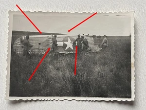 Foto Slowakei, Flugzeug USA  Abschuss über Bratislava, Pressburg 1944 - Bild 1 von 2