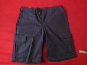 Red Kap Industrial Uniform Navy Blue Cargo Work Shorts PT66NV0 Men’s Size 32 X12