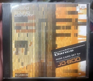 Roland SL-JD80-02 Set di carte Rom danza batteria e percussioni per JD-800 - Foto 1 di 4