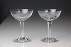 Set Of 2 Baccarat Zurich Sherbet/Champagne Glass Retired