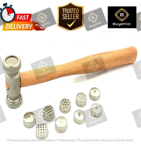 Multi Face Interchangeable Texture Texturing Hammer for Fashion Jewelry Tools - Picture 1 of 5