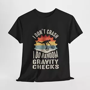Radfahren Fahrrad Unisex Heavy Cotton Tee T-Shirt "Gravity Checks" - Bild 1 von 118