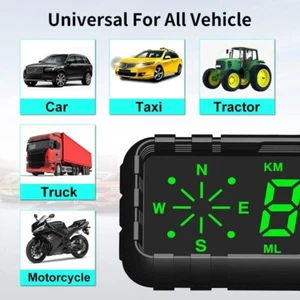 Brújula velocímetro HUD GPS - Head Up Display GPS Digital Display - Universal - Imagen 1 de 12