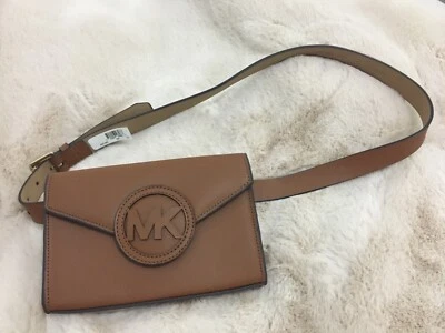 Michael Kors Small Signature Logo Grained Bum Belt Waist Bag Black Leather L/XL - Image 1 of 4