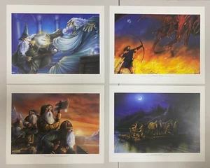TOLKIEN Il Signore degli Anelli Lo Hobbit 12 Poster Completa Locandine Film - Picture 1 of 3