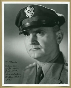 Ira C. Eaker (1896-1987) - US Air Force General - handsigniertes Foto - WWII - COA - Bild 1 von 1