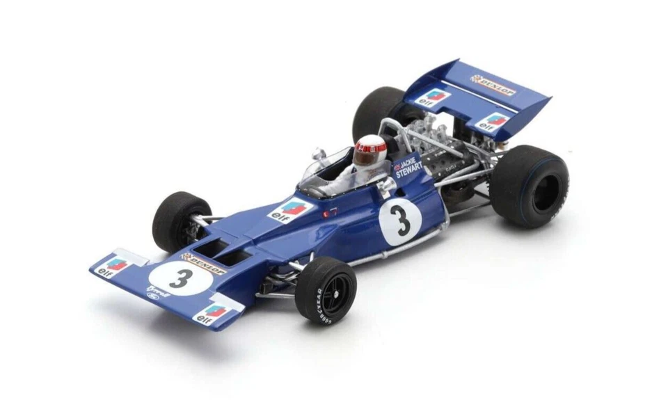 Tyrrell 001 Jackie Stewart #3 Canadian Gp 1970 S7230 Spark 1/43 F1 Formula 1 - Immagine 1 di 1