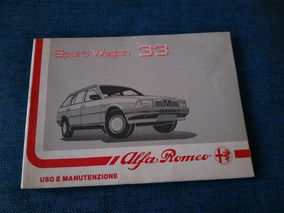 libretto uso e manutenzione alfa romeo 33 - Immagine 1 di 1