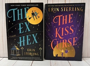 Erin Sterling Lot 2 The Ex Hex The Kiss Curse Graves Glen Series Books 1 & 2 - Picture 1 of 6