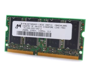 Micron Technology Inc MT8LSDT3264HY-13ED2 Memory Card 256MB PC133S-222-542-Z CL2 - Bild 1 von 1