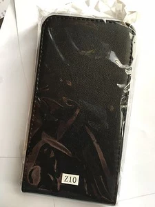 BlackBerry Z10 Leather Flip Case (Vertical) in Black ALC5862BK by Cellink B/New - Picture 1 of 7