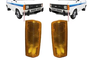 PAR/JUEGO LUCES INDICADORAS DE GIRO DELANTERAS IZQUIERDA+DERECHA PARA FORD TRANSIT MK2 1978-1983 - Imagen 1 de 11
