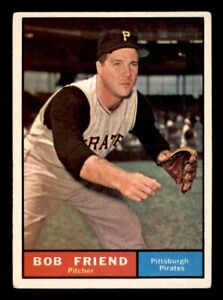 1961 Topps Baseball #270 Bob Friend Sehr guter Zustand/Ex