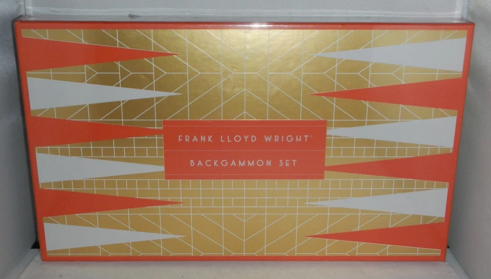 Frank Lloyd Wright Backgammon Set by Galison - Unopened