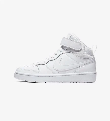Scarpe Nike Court Borough Mid 2 (Gs) Taglia 38.5 Cod CD7782-100 Bianco