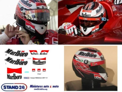STAND 26 2007 for Centauria Spark 1:5 Raikkonen Helmet Helmet Decals