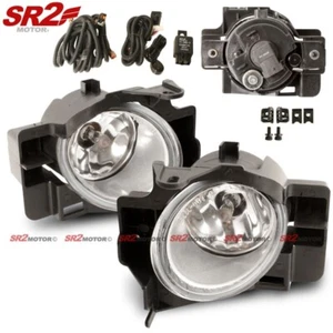 Fog Lights Clear Lens Bumper Bezel Driving Lamps Fits 08-13 Nissan Altima Coupe - Picture 1 of 2