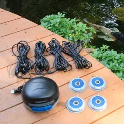 Aireador de oxígeno para estanque Aquascape Pond Air 4 estanques 75001 Koi Pond Foto 1 de 4
