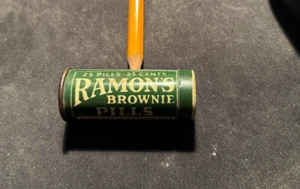 Vintage Small Tin Ramon's Brownie Pills - Picture 1 of 4