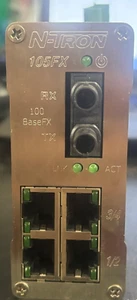 N-TRON 105FX-ST INDUSTRIAL ETHERNET SWITCH REV A-2 - Picture 1 of 6