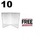 10 Clear Storage Cases 14mm for Rubber Stamps /w Tabs (No Hub) **1-3 DAYS