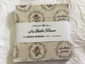 MODA La Belle Fleur by French General 42~5” Squares Charm Pack Quilt Sew OOP - Picture 1 of 2