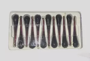 LOTE DE 12 NUEVOS EN CAJA Vintage Amatista 3-1/4" Lágrima Prisma Gota de los años 90. - Imagen 1 de 9