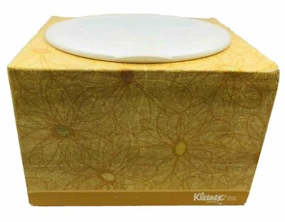 Nuevo de Lote Antiguo Kleenex Impresiones Boutique Cajas de Pañuelos 2004 Flores Margaritas Cara Gruesa Foto 1 de 4