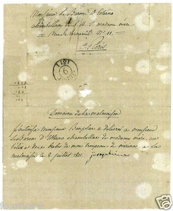 JOSEPHINE BONAPARTE signiertes Dokument - Kaiserin von Frankreich (Napoleon) - Vordruck - Bild 1 von 1