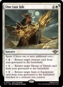 One Last Job - Near Mint English MTG Outlaws of Thunder Junction - Picture 1 of 1
