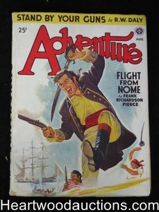 Adventure Aug 1947 Pirate Cover - High Grade - Picture 1 of 1