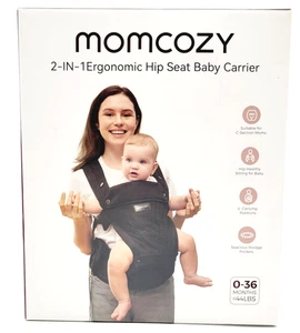 Momcozy 2 In 1 Ergonomic Hip Seat Baby Carrier - 0-36 Months(44lbs) New Open Box - Picture 1 of 5