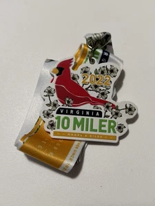 Virginia 10-miler Running Road Race 2022 Finishers Medal Lynchburg - Picture 1 of 4