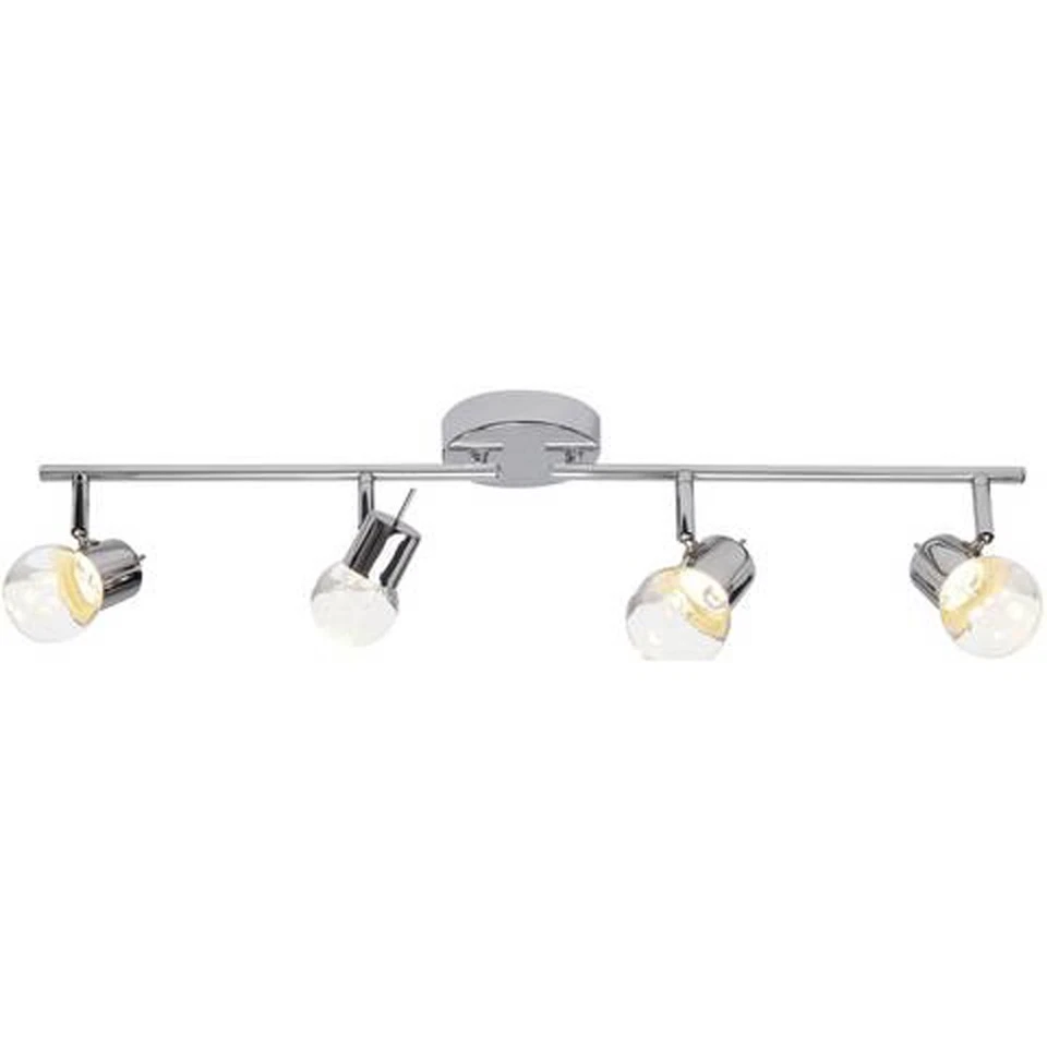 LED Plafoniera Lastra Argento Max. 4 X 4,6W 1360lm Bianco Caldo 3000K Girevole - Immagine 1 di 1