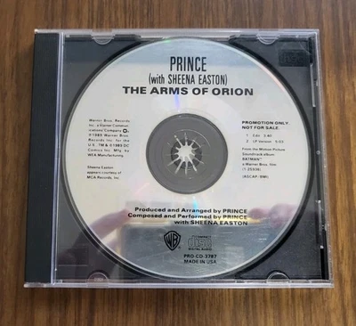 Prince With Sheena Easton - The Arms Of Orion CD Single Warner Bros 1989 EX Foto 1 de 3