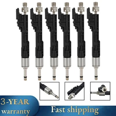 6x Inyectores de combustible para BMW 335i 535i 640i 740i 740Li X1 X3 X5 X6 3,0 L 13647597870 Foto 1 de 4
