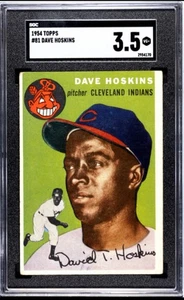 Dave Hoskins  RC - 1954 Topps #81 Cleveland Indians - Rookie Card PSA 3.5 - Picture 1 of 3