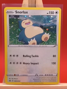 Snorlax SWSH032 Sword & Shield Ultra Rare Holo Promo Pokemon Card * New * - Picture 1 of 13