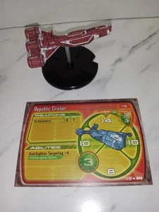 Star Wars Miniaturen Raumschiff Battles Republic Cruiser 11/60 - Bild 1 von 2