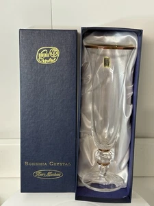 Vaso Henry Marchant vintage in cristallo di Boemia con scatola - Foto 1 di 5