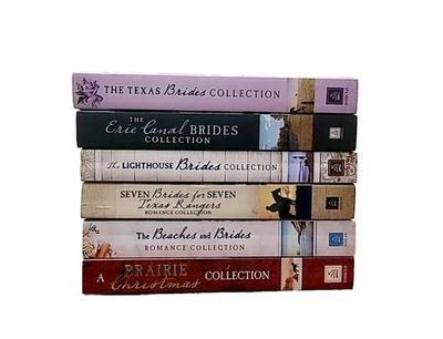 Lot of 6 Christian Romance Historical Fiction Brides Collections Barbour Books Foto 1 de 4