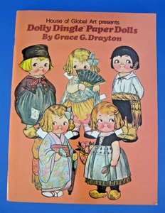Dolly Dingle Around the World Paper Dolls Book  Outfits Vintage 1978 - Picture 1 of 6