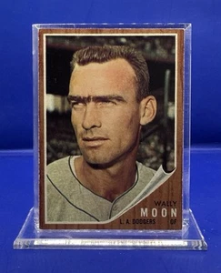 1962 Topps #190 Wally Moon Los Angeles Dodgers - Picture 1 of 2