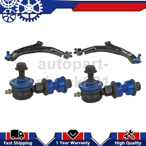 4 Front Lower Mevotech Control Arm Sway Bar Link For Nissan Sentra 2000 - Picture 1 of 12
