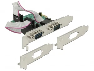 Delock Karta PCI Express do 2 x szeregowa RS-232 High Speed 921K z wersją napięcia - Zdjęcie 1 z 2