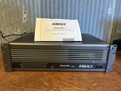 ASHLY Powerflex 670 6-channel 70v Audio Amplifier - Image 1 of 4