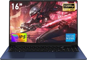 16 Pollici PC Portatile Processor N150 (1,2 a 3,6 Ghz), RAM 16 GB SSD 1 TB Lapto - Foto 1 di 12