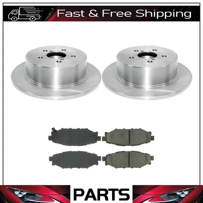 For 2005-2009 Subaru Outback Rear Brake Rotors And Metallic Brake Pads - Imagem 1 de 4