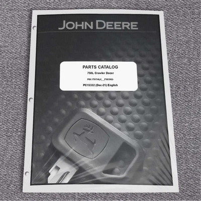 Manual de catálogo de piezas de excavadora sobre orugas John Deere 750L - PC15332 Foto 1 de 3